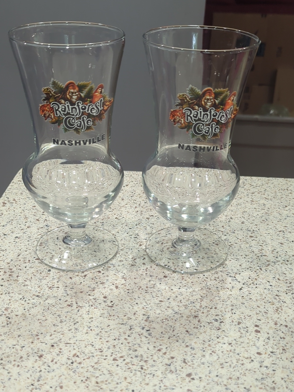 Rainforest Cafe Collector Cup 8 Inch SET OF 2 Nashville, TN